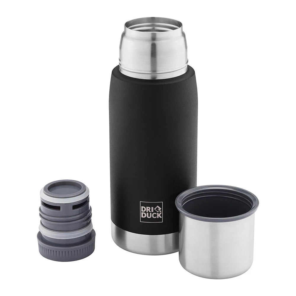 Insulated Water Bottle, 19 oz. Double-Wall Stainless Steel Design with a Lid That Doubles as a Cup