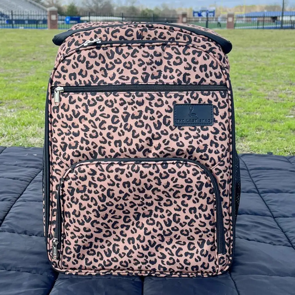 Insulated Waterproof Leopard Print Backpack Cooler