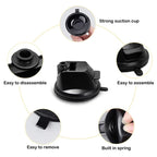 Interactive Bird Simulation Cat Toy with Suction Cup Base, Bells and Replaceable Birds for Indoor Enrichment
