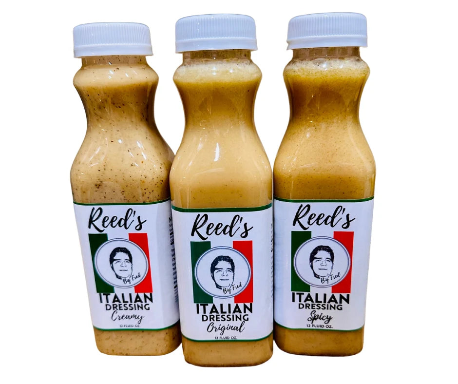 Italian Dressing Three-Bottle Pack, Original- Spicy- Creamy