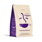 Italian Roast Espresso Coffee Beans or Ground Coffee, Dark Bold, 1 lb-Whole Bean