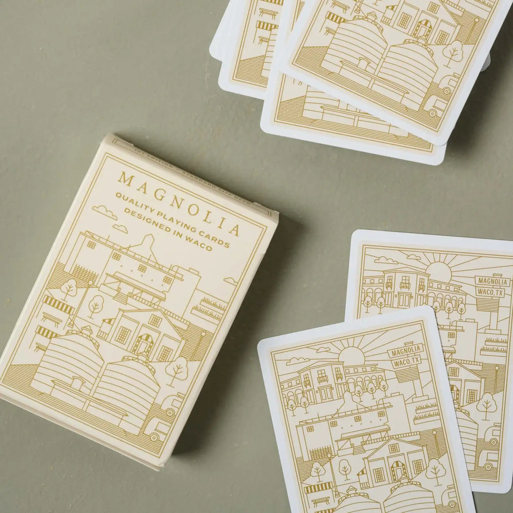Ivory Playing Cards in a Standard-Sized First Edition Deck