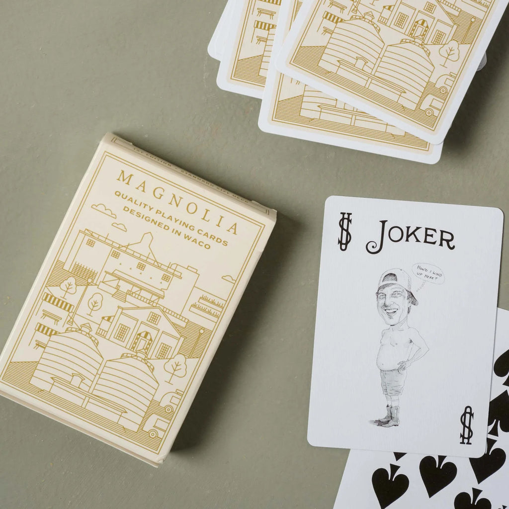 Ivory Playing Cards in a Standard-Sized First Edition Deck