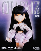 Jade Fashion Doll in a Metallic Bow Jacket and Glittery Skirt, Including a Customizable Charm Bracelet