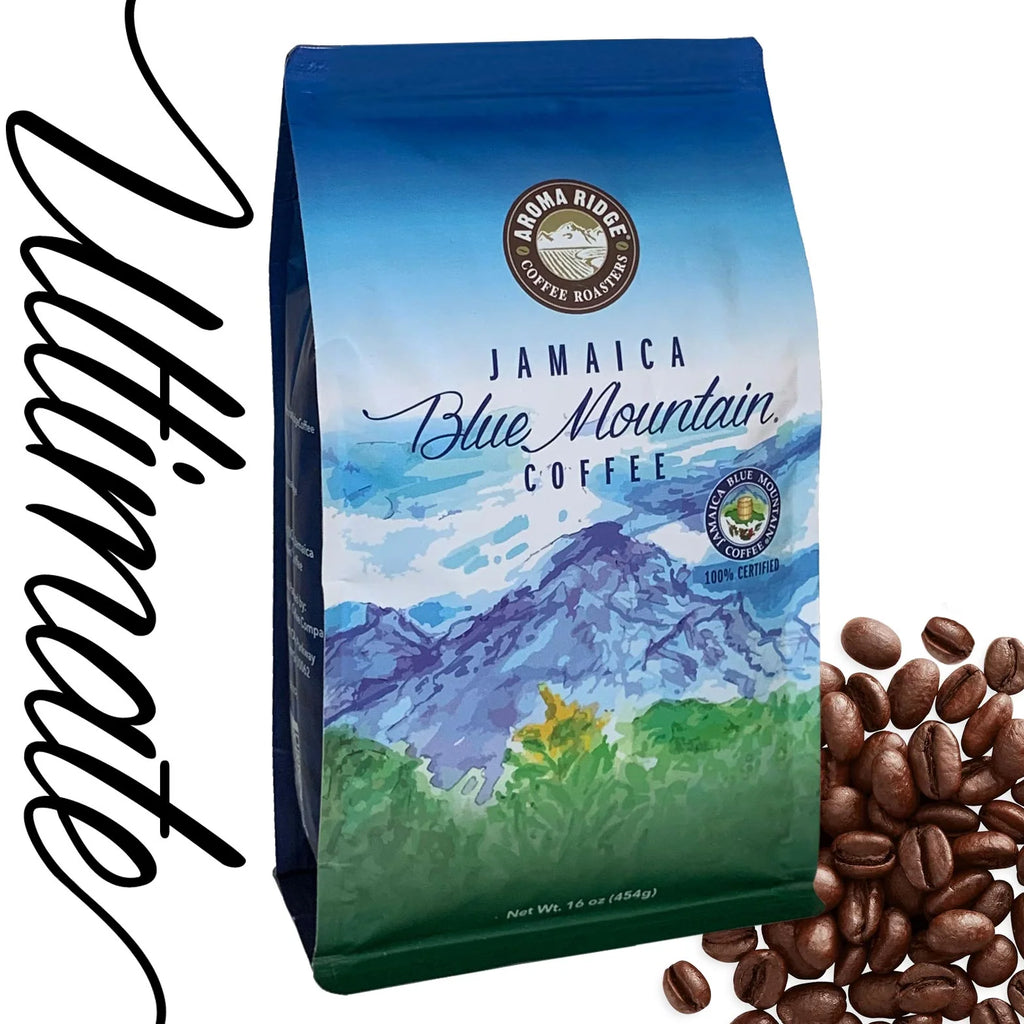 Jamaica Blue Mountain Ultimate Coffee Blend, Medium Roast Whole Bean or Ground for Espresso and Keurig