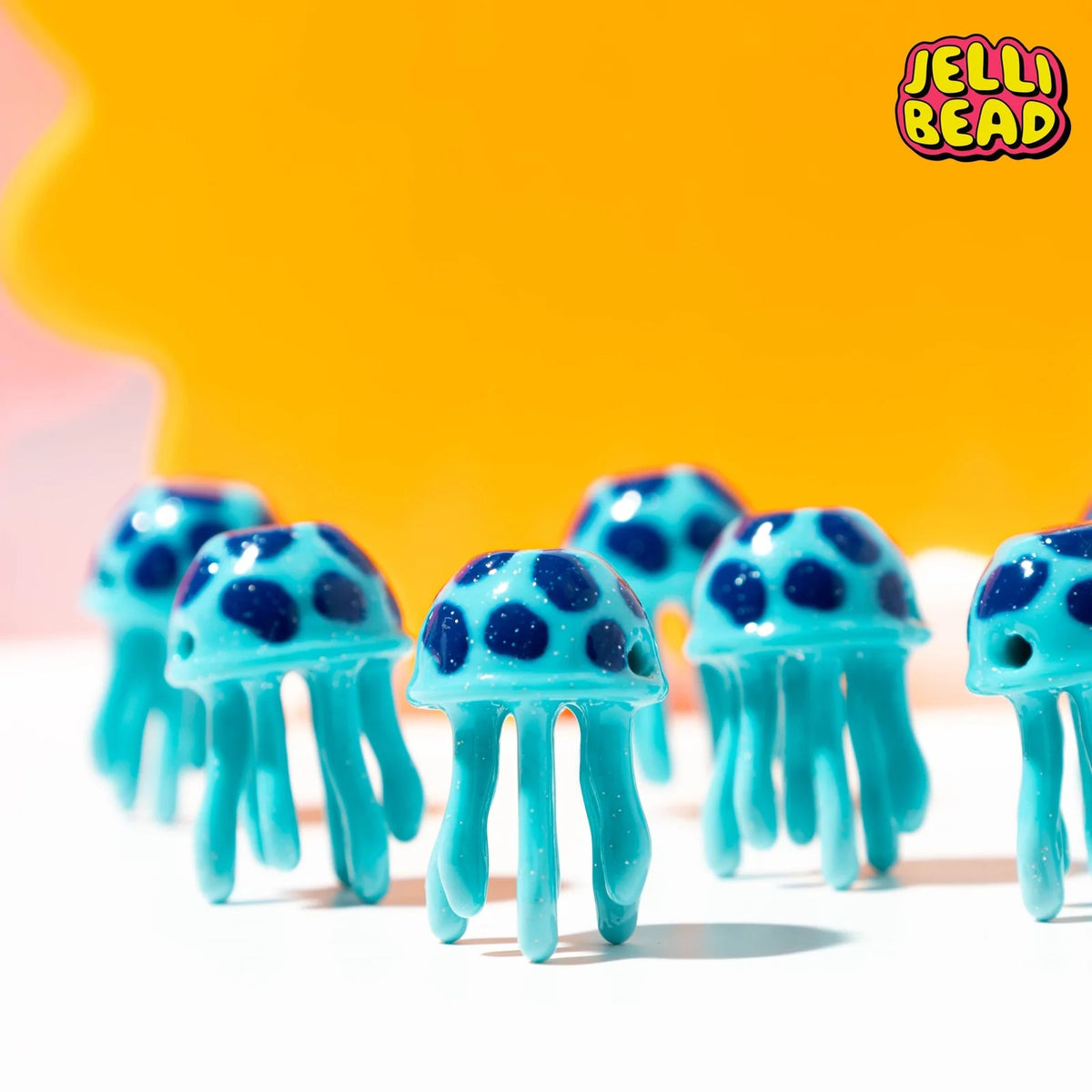 Jellyfish Beads for Kandi Bracelets and Jewelry Making, Pin — 5 Pack / Blue / 10 Pack / Blue / 20 Pack / Blue / Just 1 / Blue