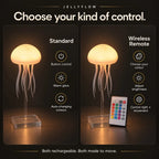 Jellyfish Table Lamp with Gently Flowing Legs That Create a Dancing Effect and a Chill Room Atmosphere
