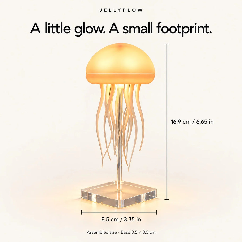 Jellyfish Table Lamp with Gently Flowing Legs That Create a Dancing Effect and a Chill Room Atmosphere