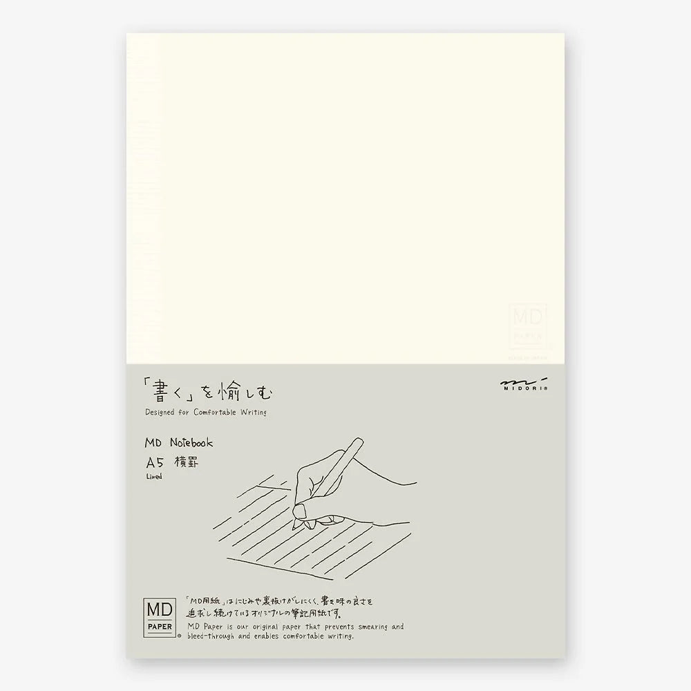 Journal Notebook with 176 Pages and Threaded Lay-Flat Binding for Comfortable Writing and Sketching — A5 / Lined
