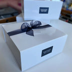 Keepsake Banner Storage Box with Magnetic Closure and a High Gloss Finish for Keeping Banners Together