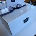 Keepsake Banner Storage Box with Magnetic Closure and a High Gloss Finish for Keeping Banners Together