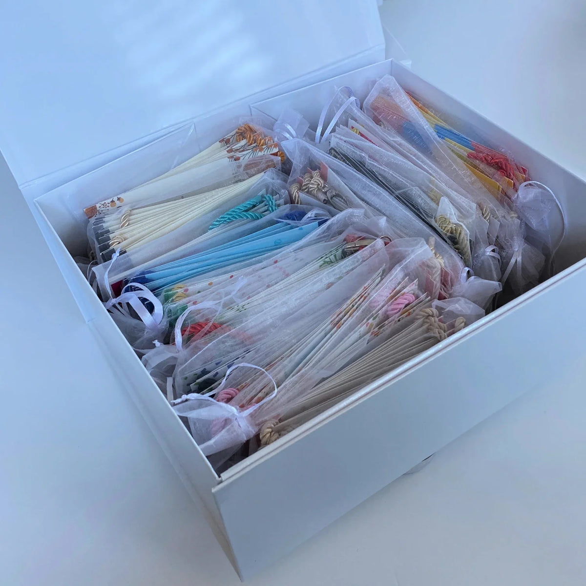 Keepsake Banner Storage Box with Magnetic Closure and a High Gloss Finish for Keeping Banners Together