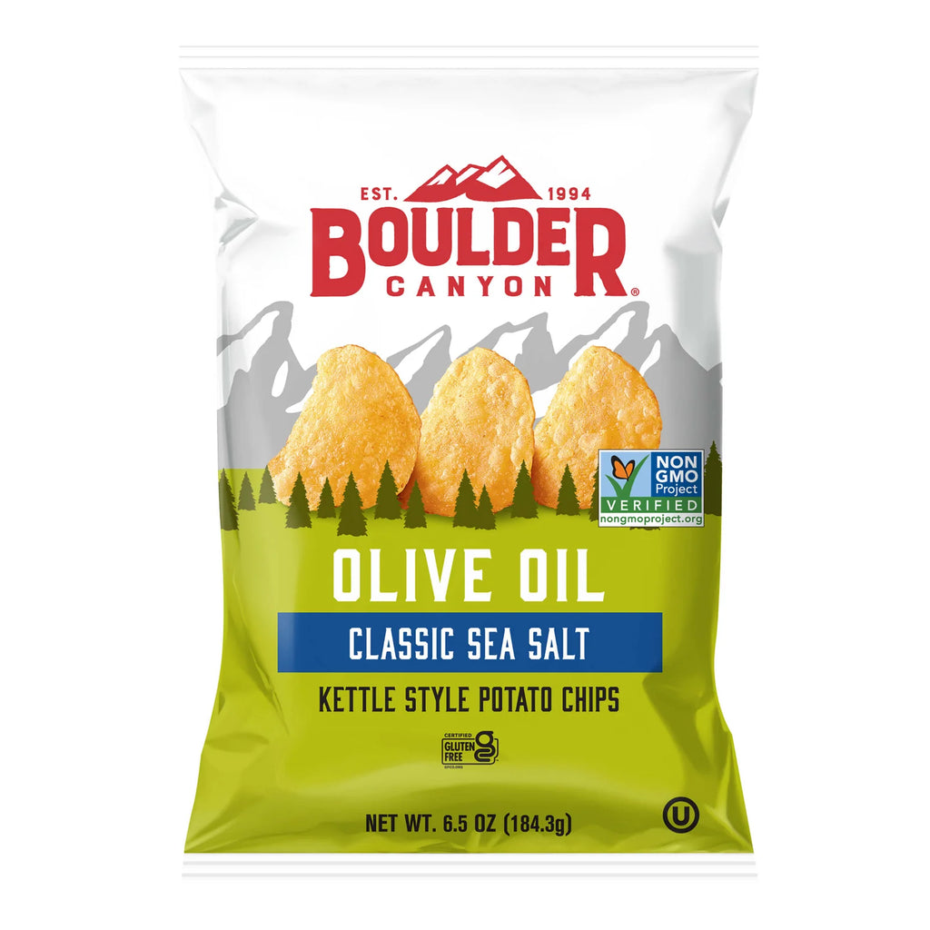 Kettle Potato Chips Cooked in Olive Oil
