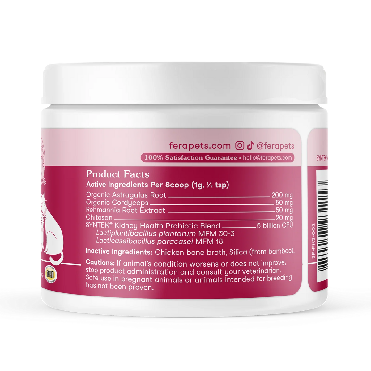 Kidney Support Supplement for Cats in an All-Natural Formula to Support Your Cat's Kidney Health