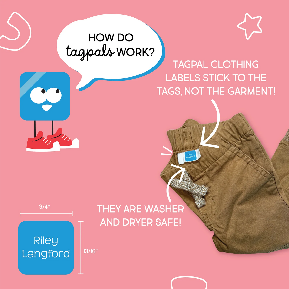 Kids Clothing Name Labels