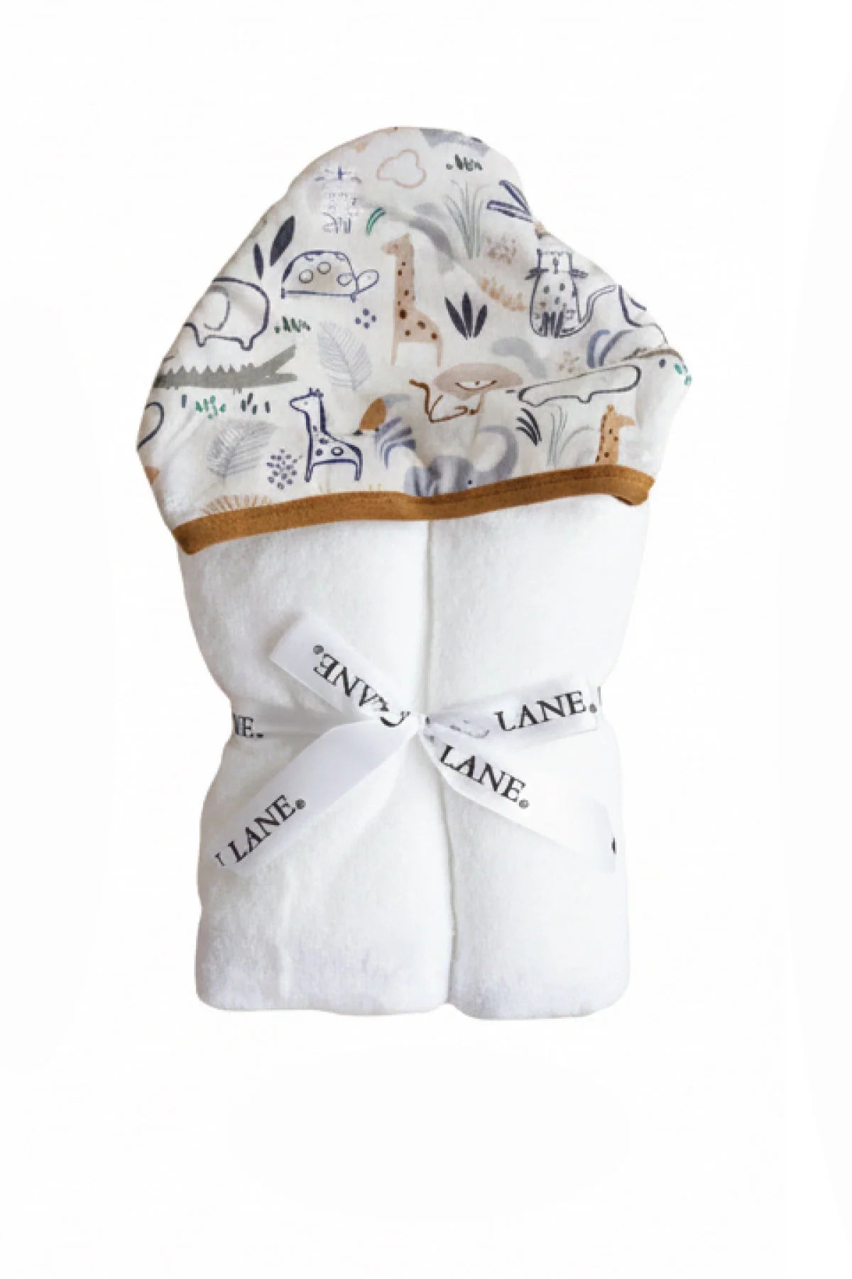 Kids Hooded Bath Towel in Bamboo Blend Terry, Approximately 24 x 48 Inches for Cozy After-Bath Routines