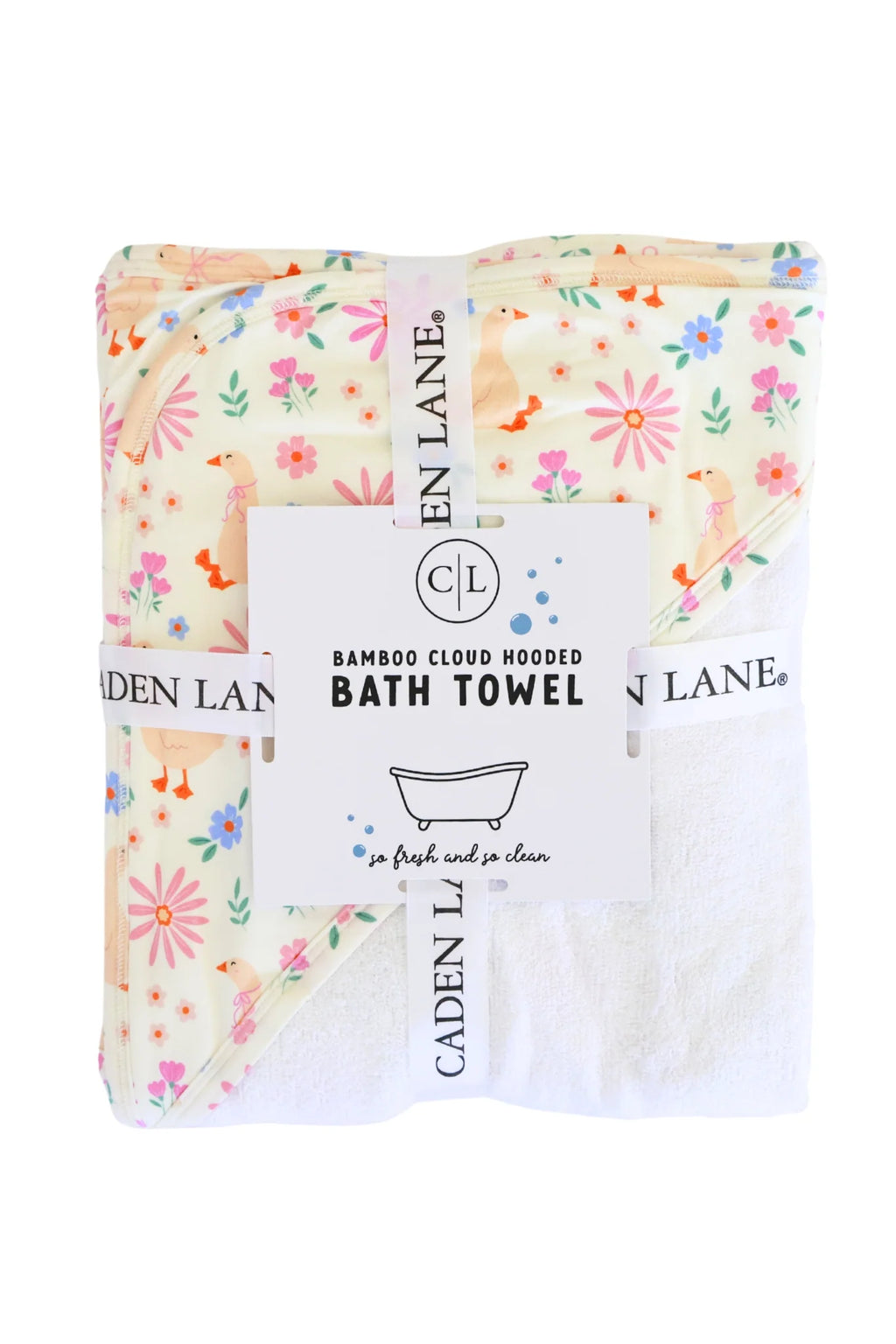 Kids Hooded Bath Towel in Bamboo Blend Terry, Approximately 24 x 48 Inches for Cozy After-Bath Routines