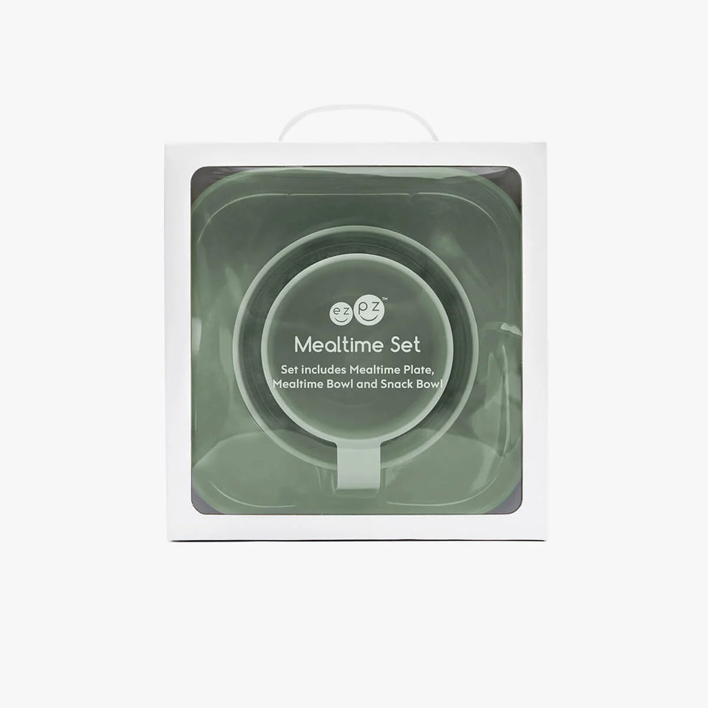 Kids' Mealtime Plate and Bowl Set with 24oz Bowl, 18oz Snack Bowl and Dishwasher-Safe Tableware