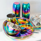Kids Mealtime Set in Rainbow