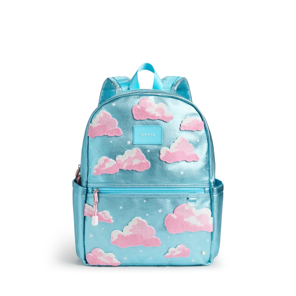 Kids School Backpack in Clouds with Two Main Compartments for a 15-Inch Laptop and School Books