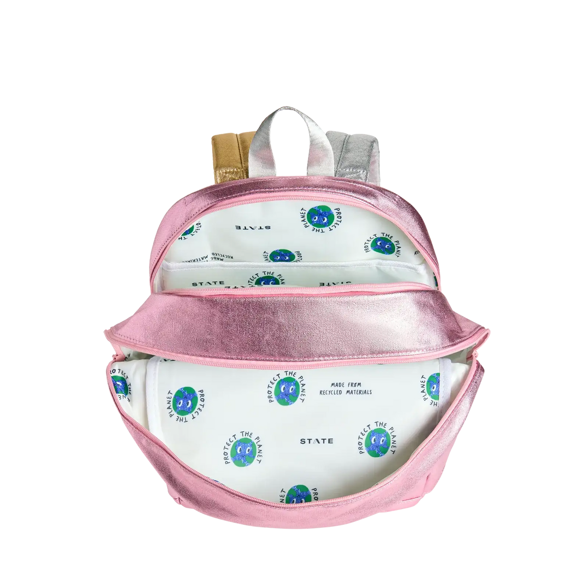 Kids School Backpack in Clouds with Two Main Compartments for a 15-Inch Laptop and School Books