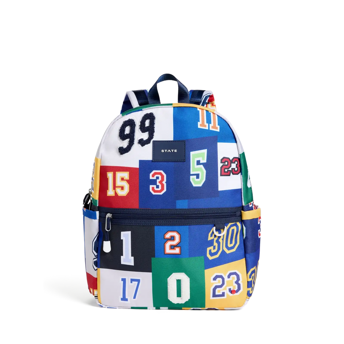 Kids School Backpack in Varsity Numbers for Kindergarten to Third Grade, Made with 45% Recycled Materials