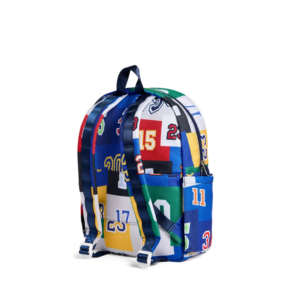 Kids School Backpack in Varsity Numbers for Kindergarten to Third Grade, Made with 45% Recycled Materials