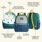 Kids School Backpack in Varsity Numbers for Kindergarten to Third Grade, Made with 45% Recycled Materials