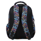 Kids School Backpack with Monster Truck Print, Two Large Compartments, Water-Resistant 600D Polyester and Padded Comfort