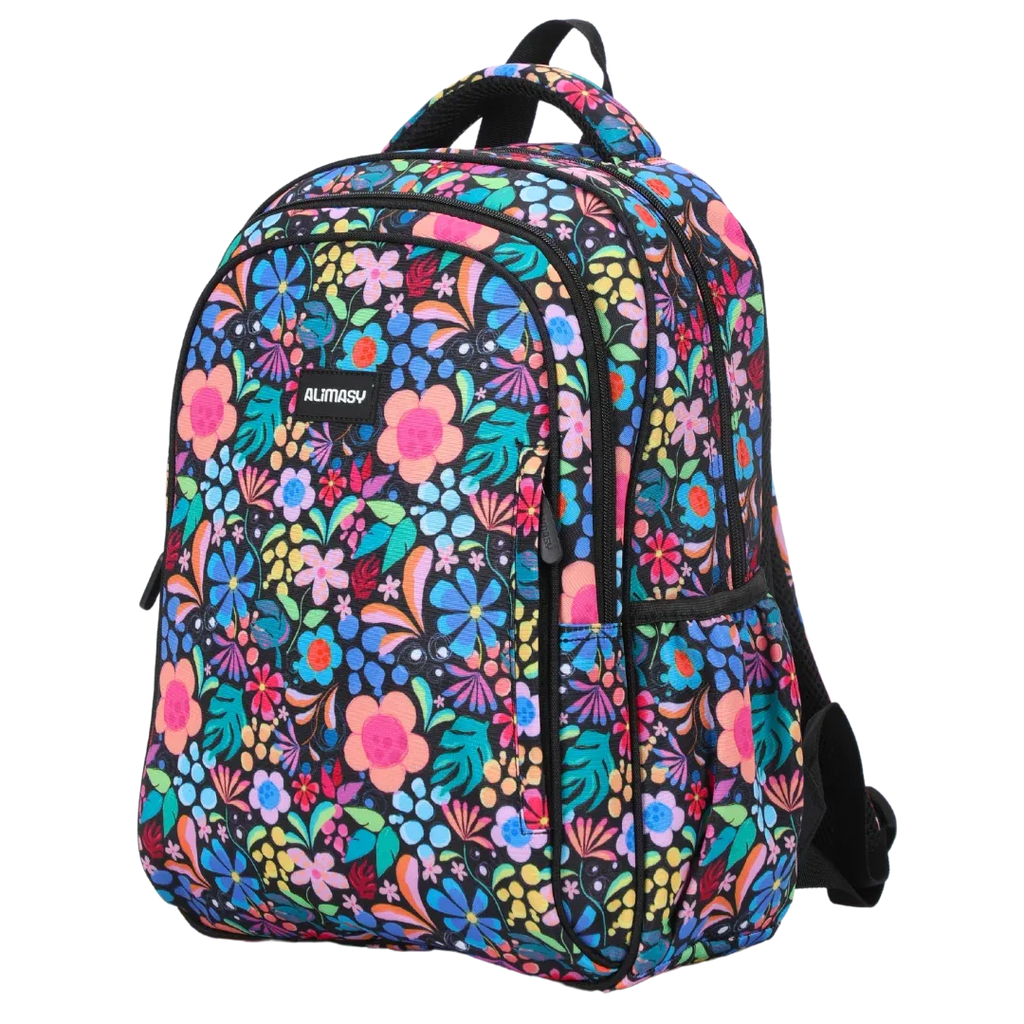Kids School Backpack with Two Large Compartments, Water-Resistant 600D Polyester and Adjustable Padded Straps
