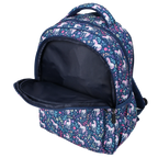 Kids School Backpack with Unicorn Print, Two Large Compartments, Water-Resistant 600D Polyester and Ergonomic Padded Suppo