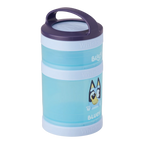 Kids Snack Container Set with Stackable Twist-Lock Compartments and Removable Handle for Lunchboxes and Backpacks