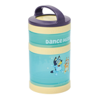 Kids Snack Container Set with Stackable Twist-Lock Compartments and Removable Handle for Lunchboxes and Backpacks
