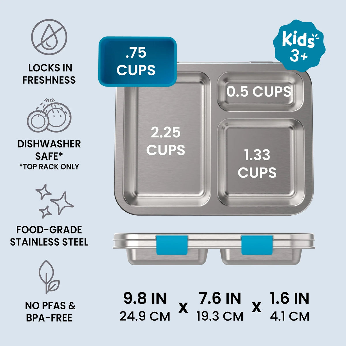 Kids Stainless Steel Lunch Box