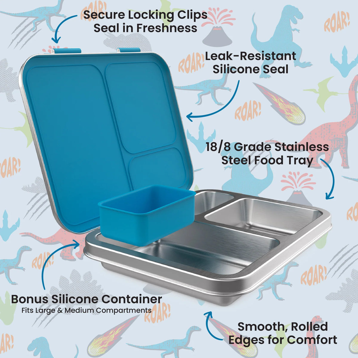 Kids Stainless Steel Lunch Box