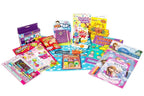 Kids Travel Activity Pack with 9 Entertainment Items, Crayons and Reusable Rucksack for Flights and Holiday Downtime