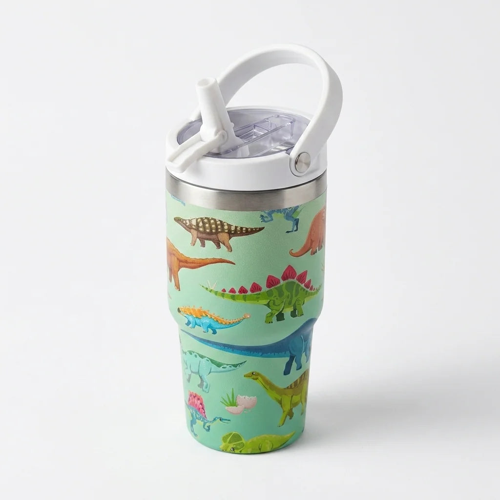 Kids Tumbler in 20oz Stainless Steel, Dinosaurs