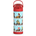 Kids Water Bottle in 16 oz Stainless Steel with Vacuum Insulation for School Days and Practice