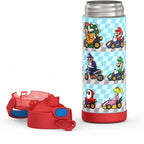 Kids Water Bottle in 16 oz Stainless Steel with Vacuum Insulation for School Days and Practice