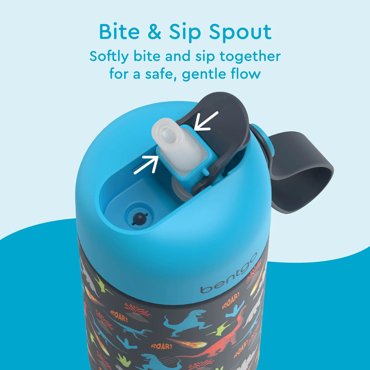 Kids Water Bottle in 18/8 Stainless Steel