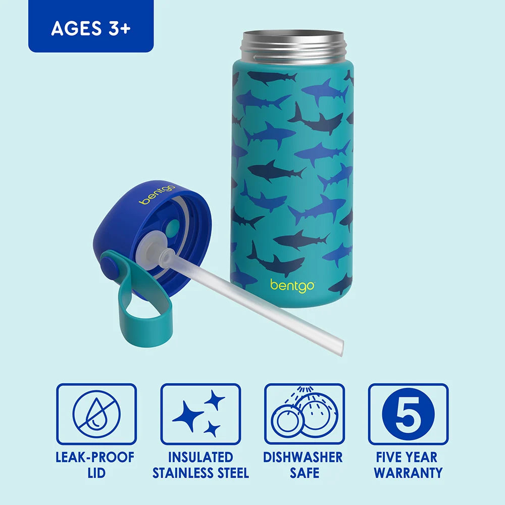 Kids Water Bottle in 18/8 Stainless Steel