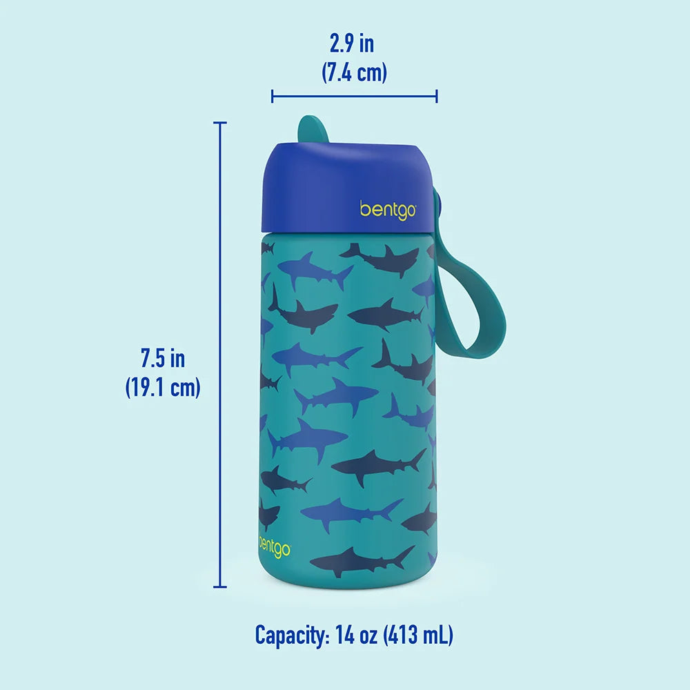 Kids Water Bottle in 18/8 Stainless Steel