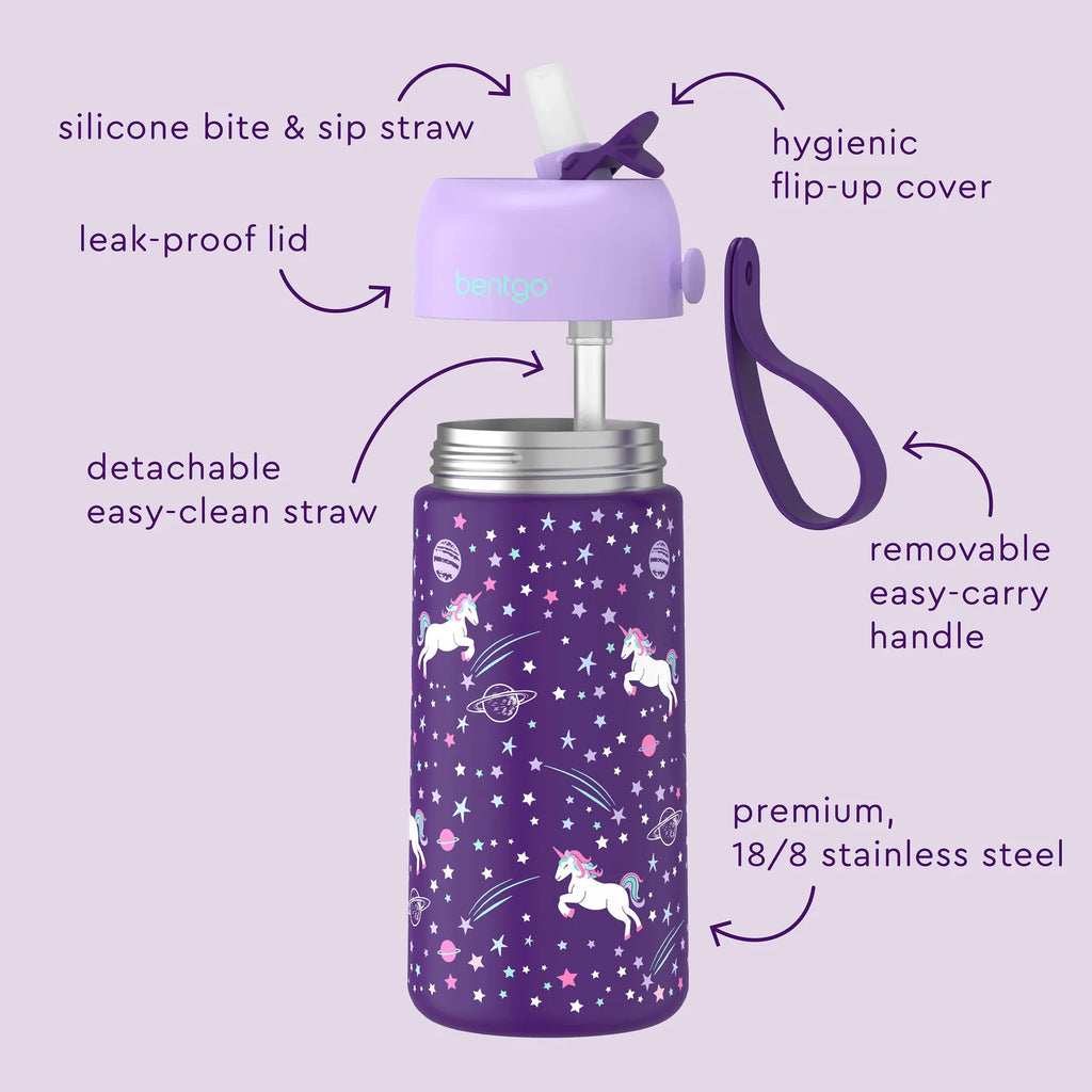 Kids Water Bottle in 18/8 Stainless Steel