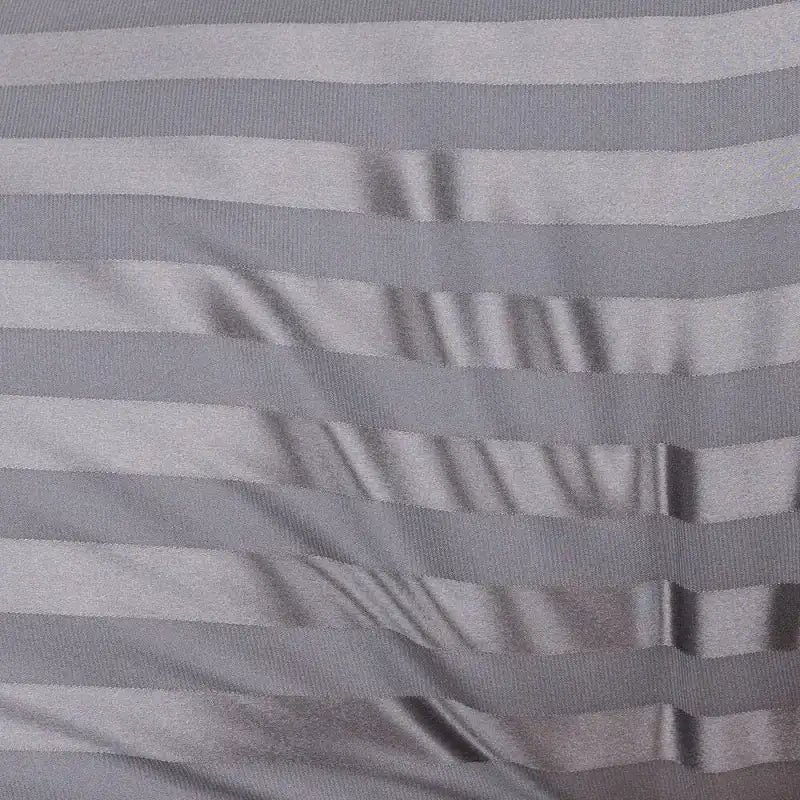 King Silk Pillowcase in Grey Stripes, 22-Momme 100% Pure Mulberry