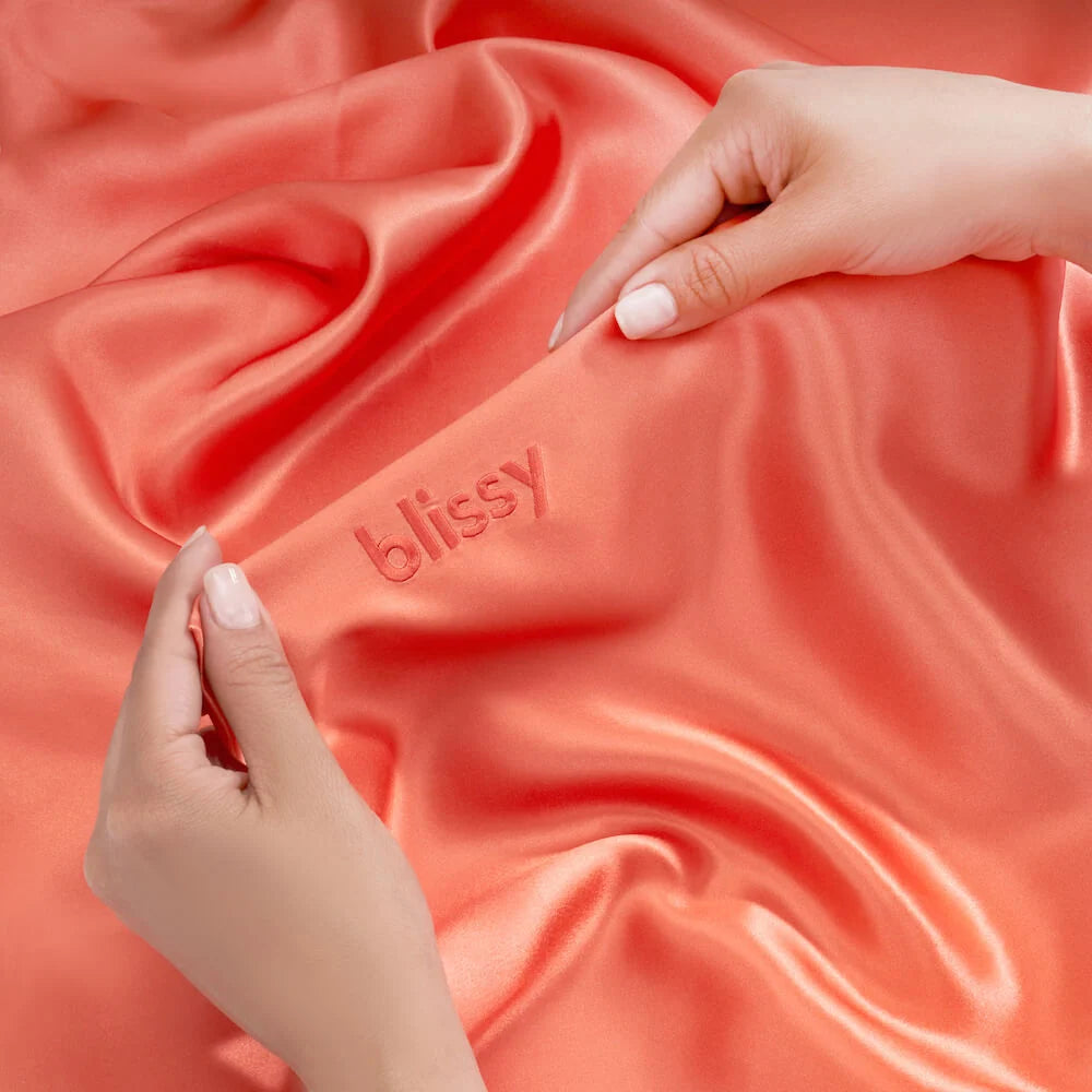 King Silk Pillowcase in Sunrise Design, 22-Momme 100% Mulberry