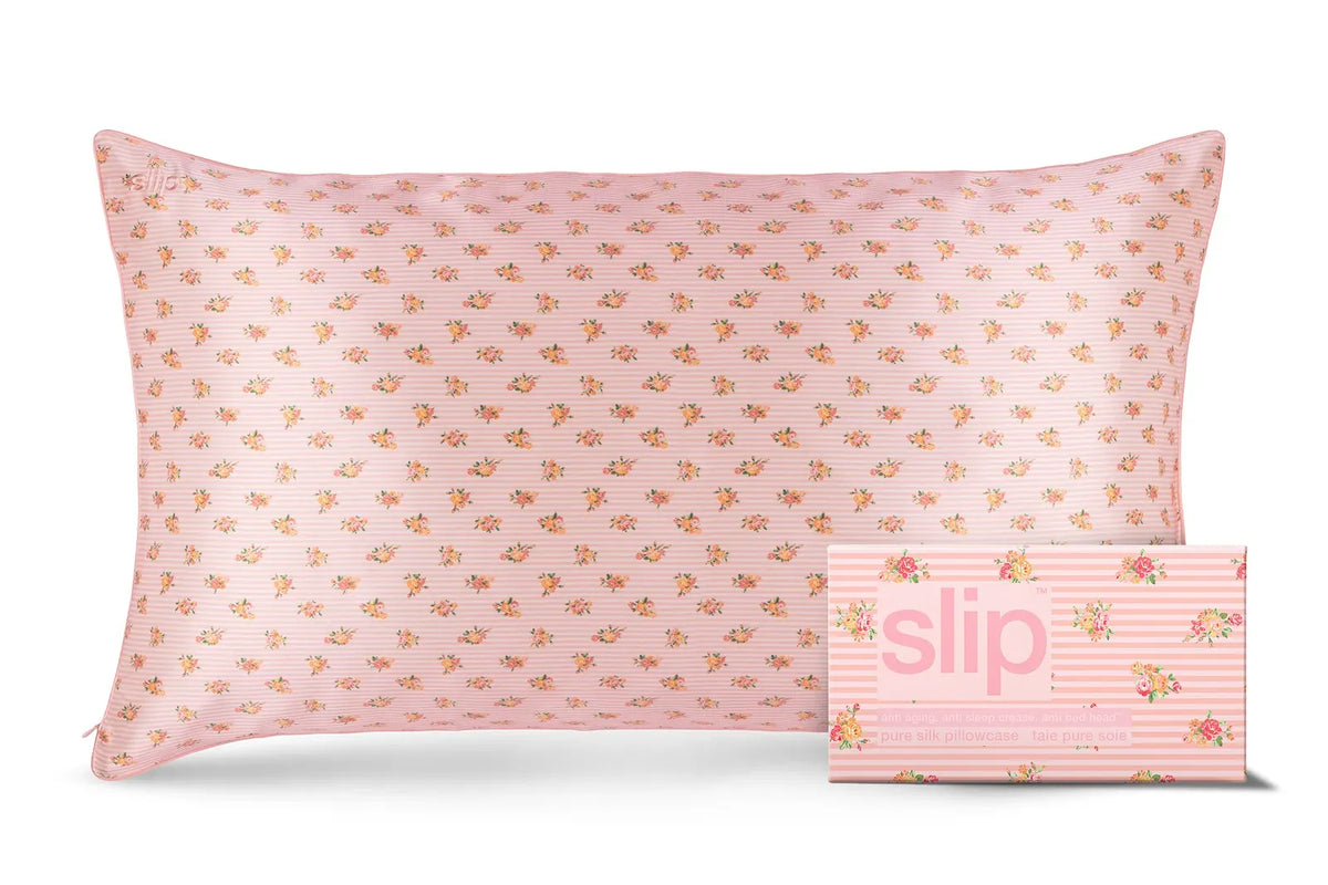 King Zippered Pillowcase in Petal Pink