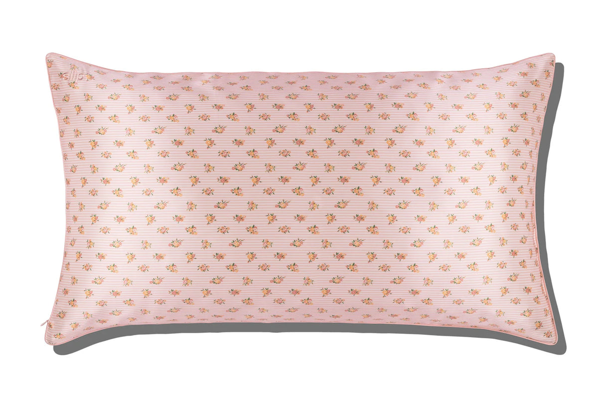 King Zippered Pillowcase in Petal Pink