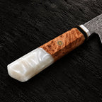 Kiritsuke Kitchen Knife for Delicate Sashimi Slices and Precise Vegetable Dicing, Optional Engraving