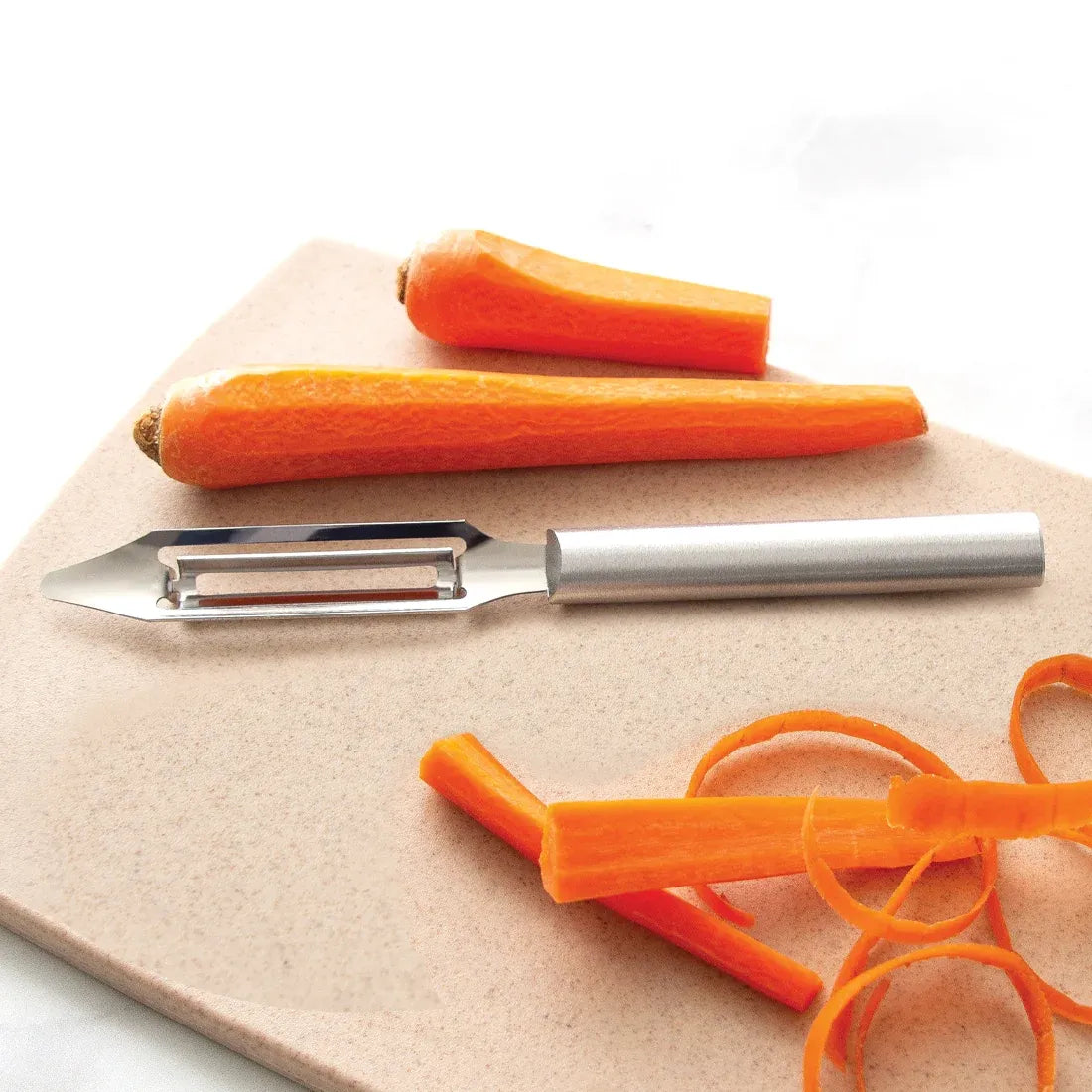 Kitchen Knife and Peeler Gift Set with a Paring Knife and Dual-Serrated Tomato Slicer in a Gift Box