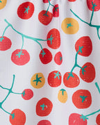 Kitchen Tea Towel in Ripe Fruit Print, 18 x 30 Inch Recycled